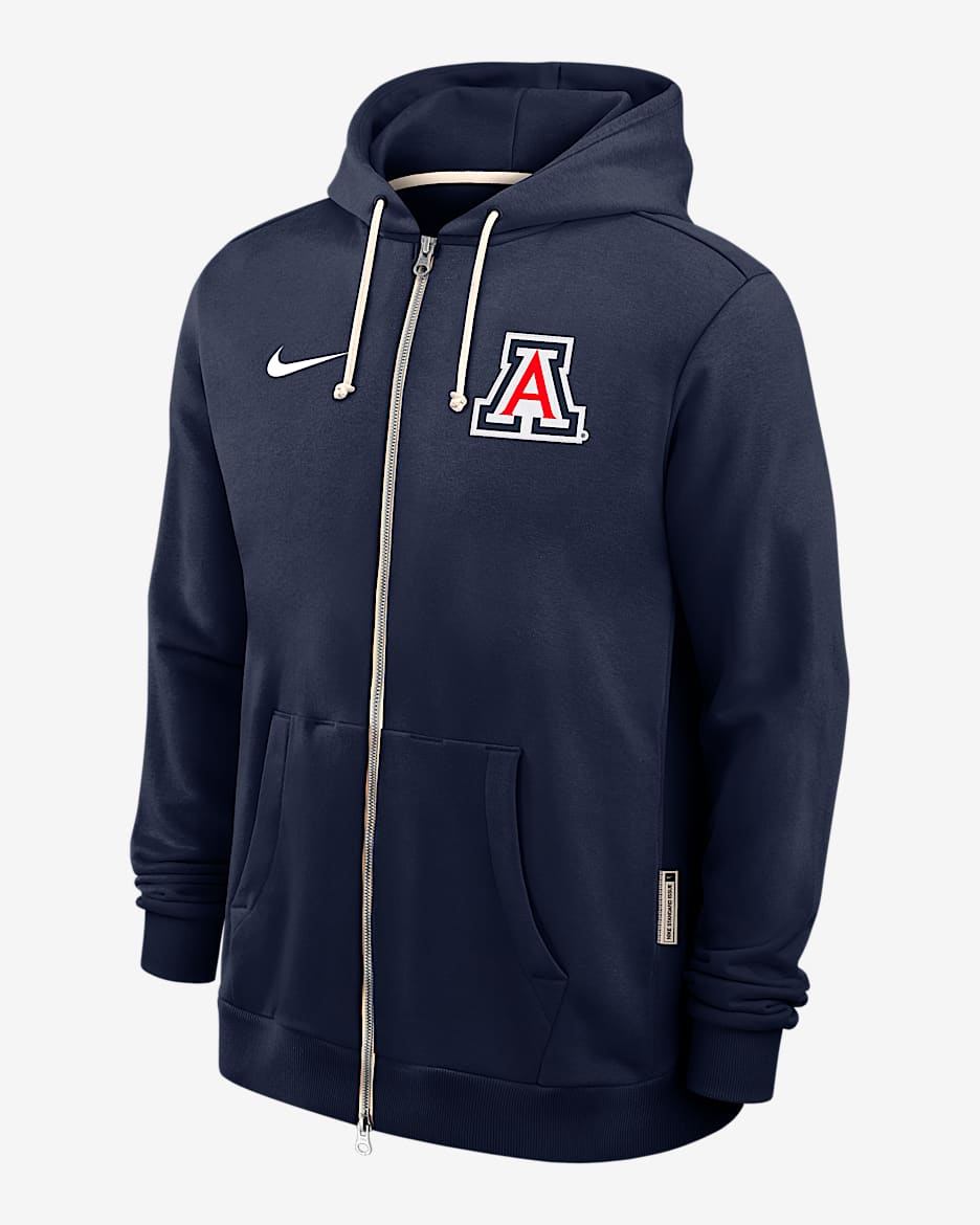 【NIKE】Arizona Wildcats Sideline Arizona Sideline Men's Nike Dri-FIT College Full-Zip Hoodie